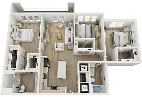 Floor plan 3A- 3X2