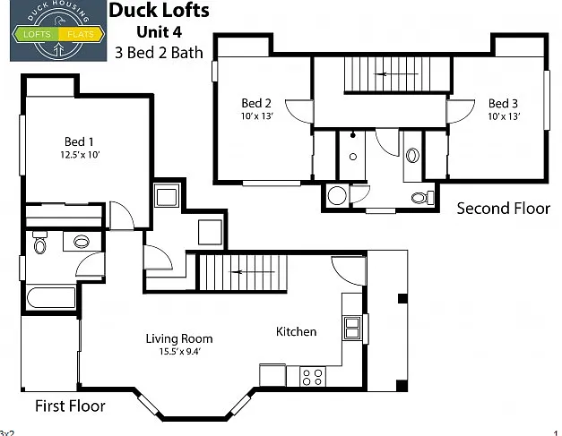 3BR 2 BA 3BR 2 BA