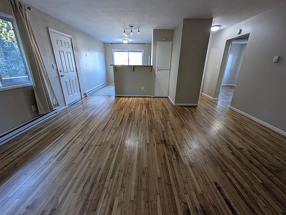 Open living room with extra large wondow