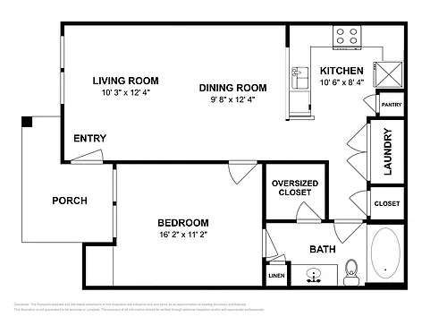 Floor plan Lone Star
