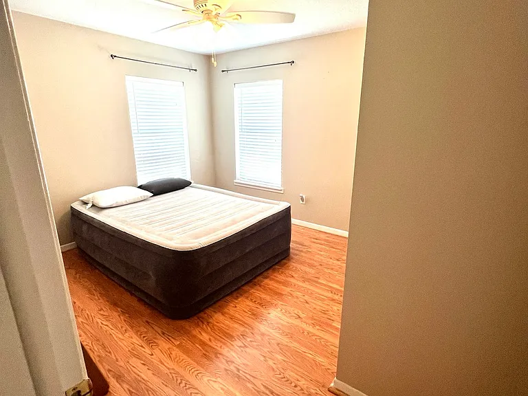 bedroom smaller, if furnished will include bed and mattress. Pictured is queen size.