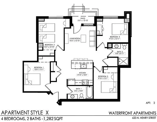 Floor plan X