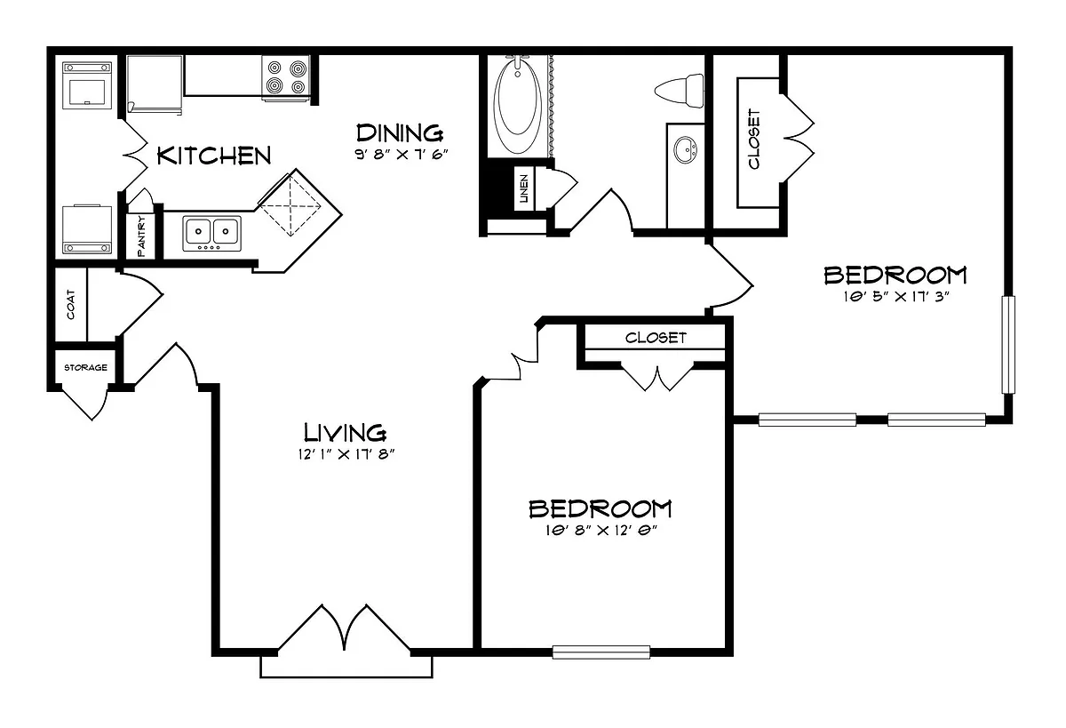 Floor plan B3