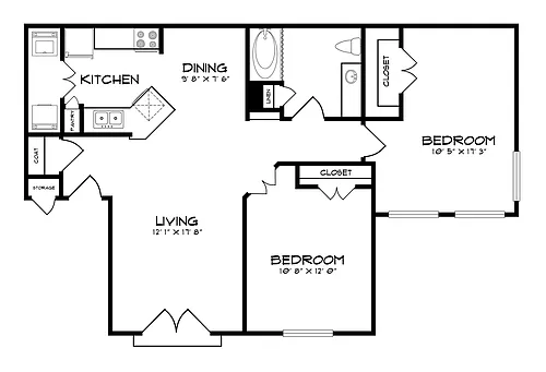 Floor plan B3