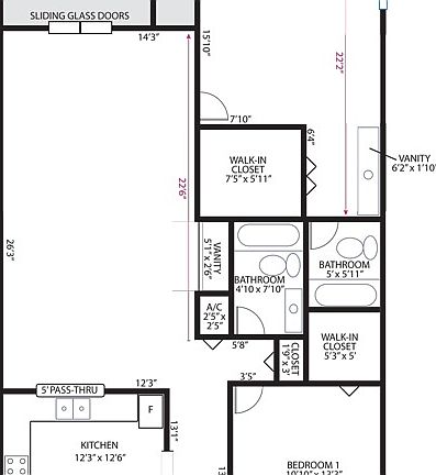 Unit floor plan