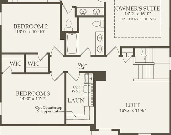 Second Floor 3 br 2.5 ba