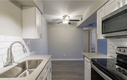 Beautiful updated kitchens with stainless steel appliances