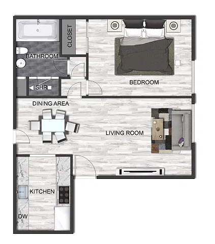 Floor plan A-1R