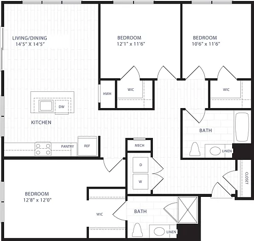 Floor plan C2DHS