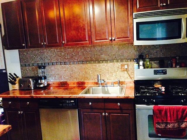 kitchen - copper counters