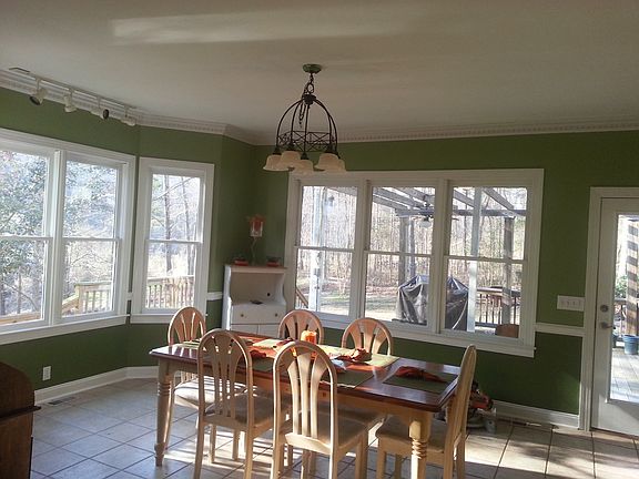 Dining Area w/view of creek