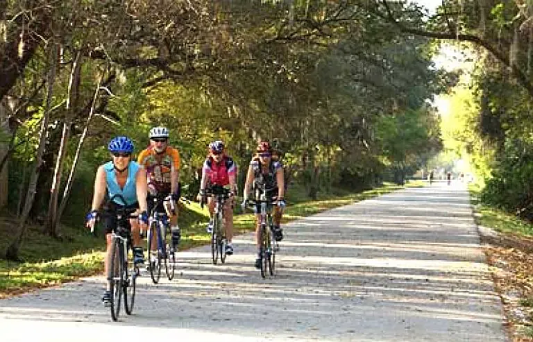 The Pinellas Trail is just 2 blocks away