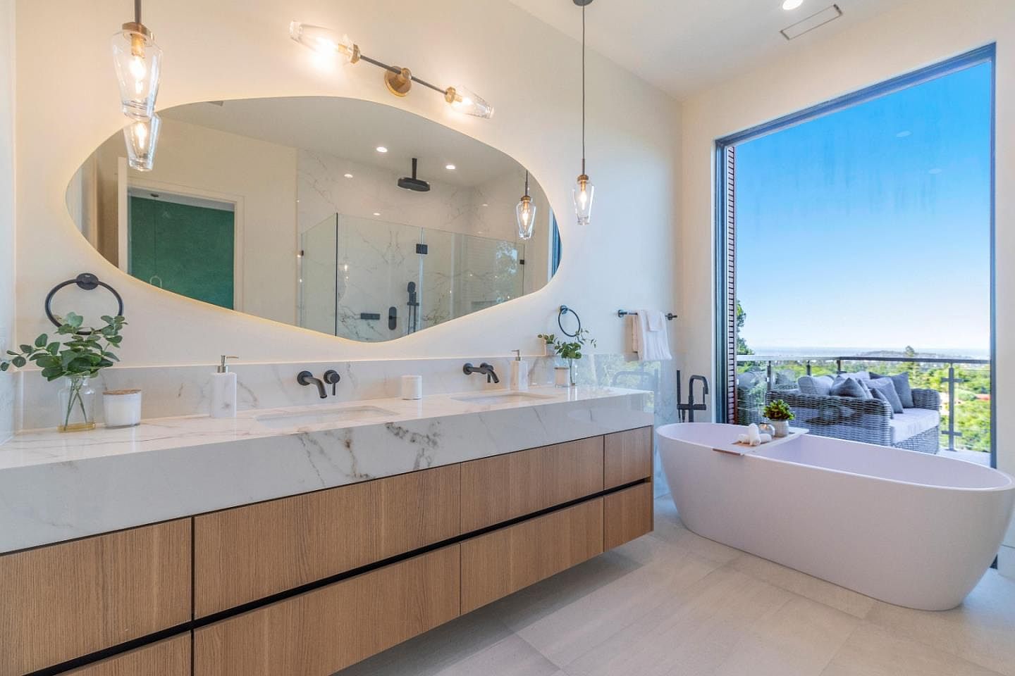 Home with bright interiors and well-maintained exterior