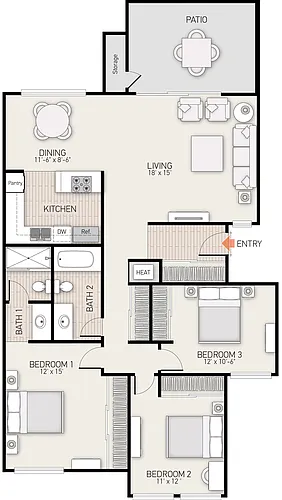 Floor plan Plan 3