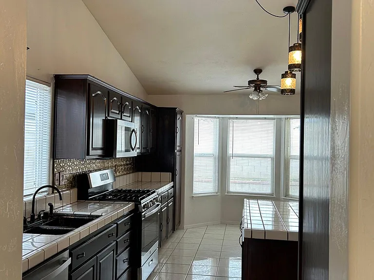 Kitchen with new appliances