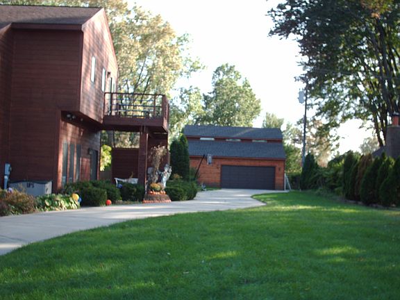 The yard 80 wide x 295 deep
