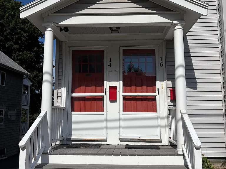 Welcoming front porch