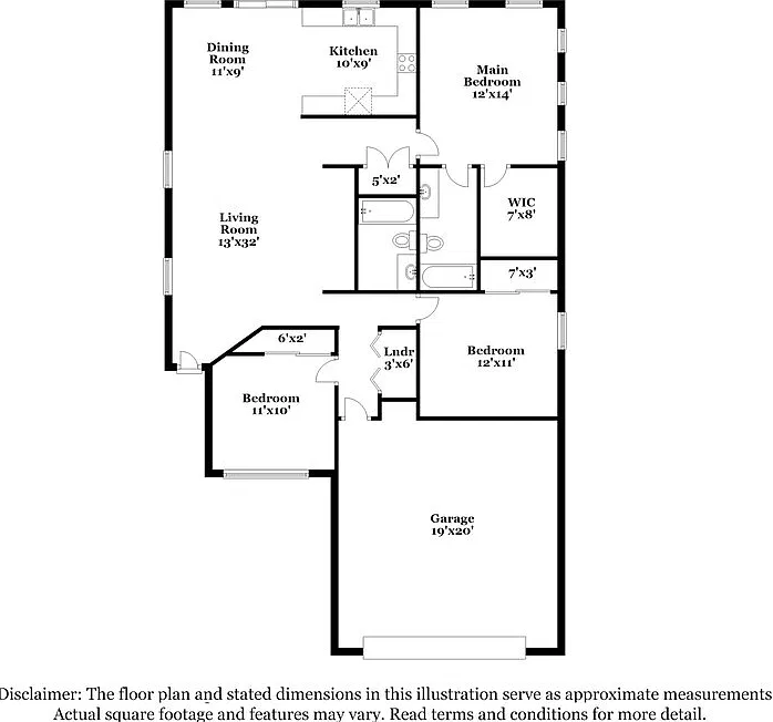 3 bed, 2.0 bath, 1298 sqft, $2,025 — Photo 2