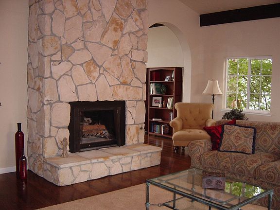 Wood burning fireplaces in two living rooms