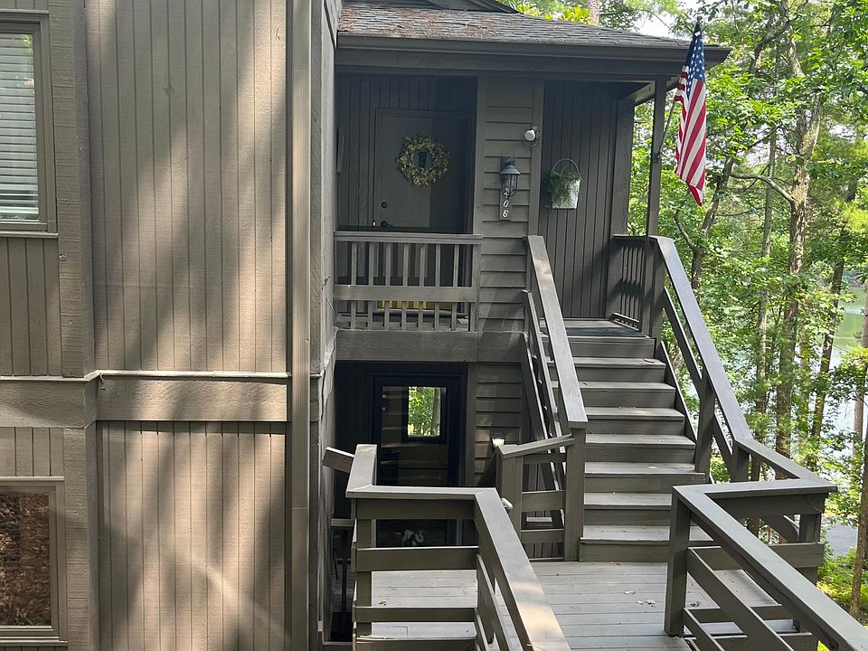 View of front door from parking spot