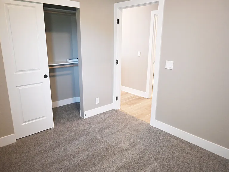 Basement and closet at 8212-8208 Townhomes.