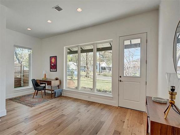 Front entry and office area.