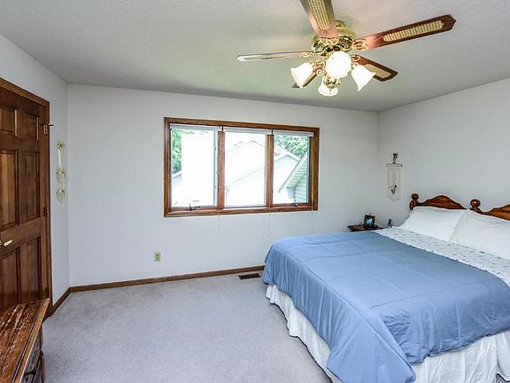 Wonderful master with large walk in closet.