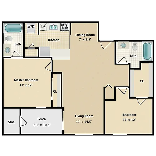 Floor plan Flamingo