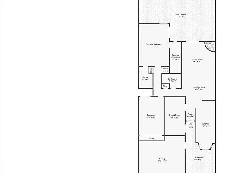 Casa de Raven Floor Plan
