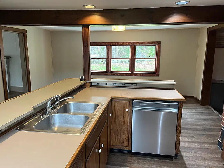 Brand new double pain, pella windows overlooking side yard