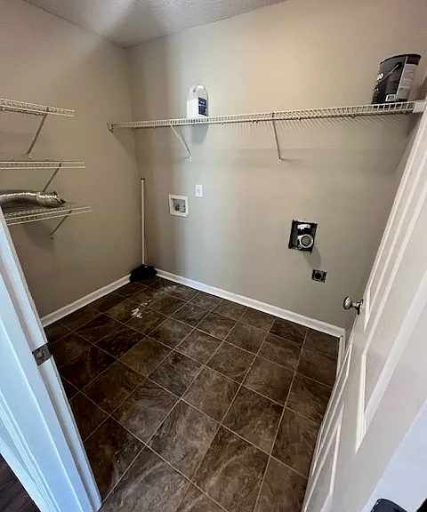 Large laundry room with shelving