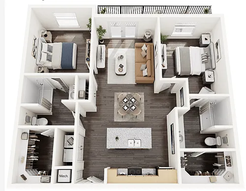 Floor plan B1 - Market