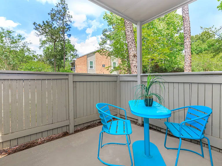 2 Bed/1Bath unit patio