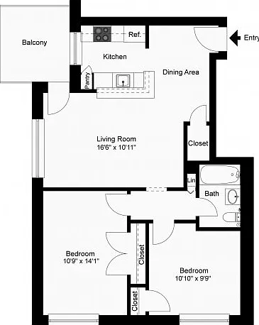Two Bedroom Apartment Two Bedroom Apartment
