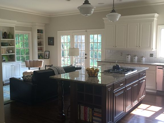 kitchen & family room