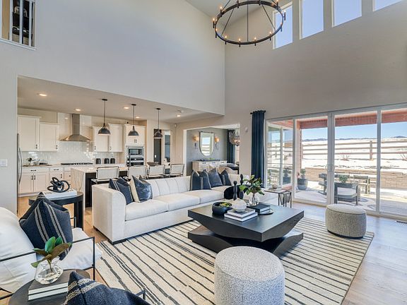 The Messina boasts soaring ceilings and large windows throughout that let in tons of natural light.