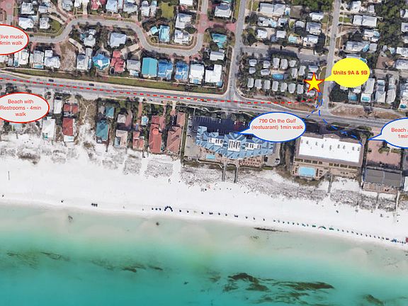 Walk to beach & restaurants