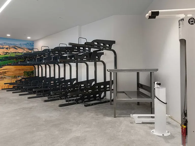 Phase II Bike storage and bike repair room