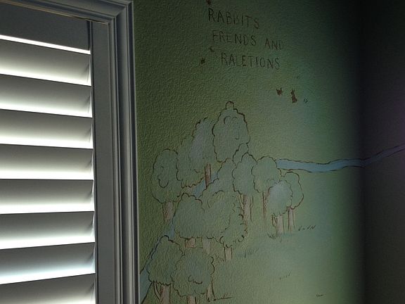 Custom 100 Acre wood mural