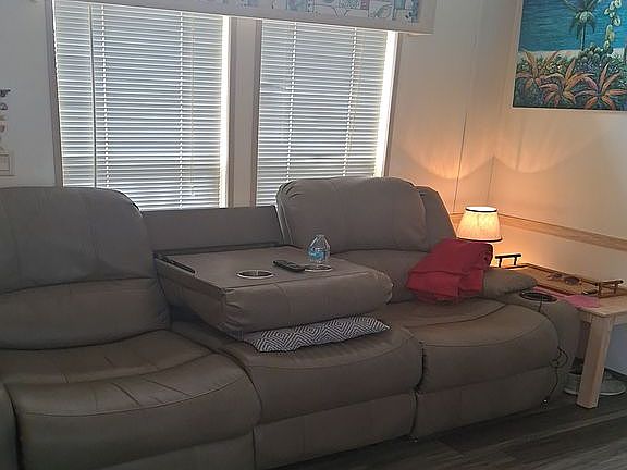 3 recliner couch with power controls