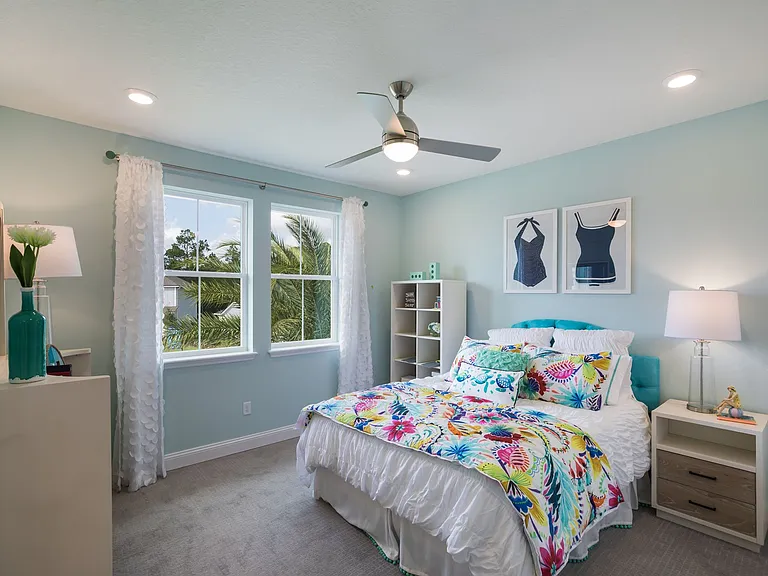 model home pic of the bed room 1 on the 2nd floor