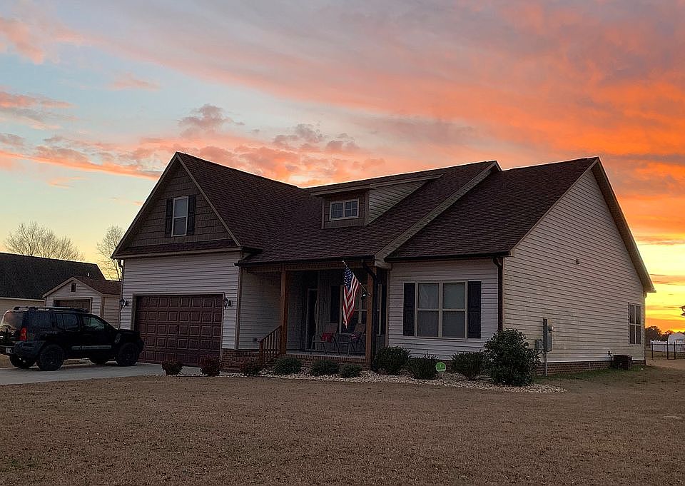 Front-side view of home
