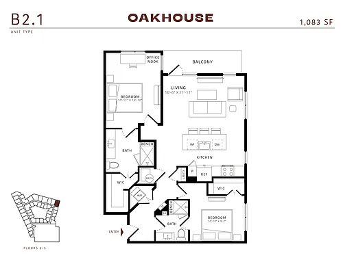 Floor plan B21