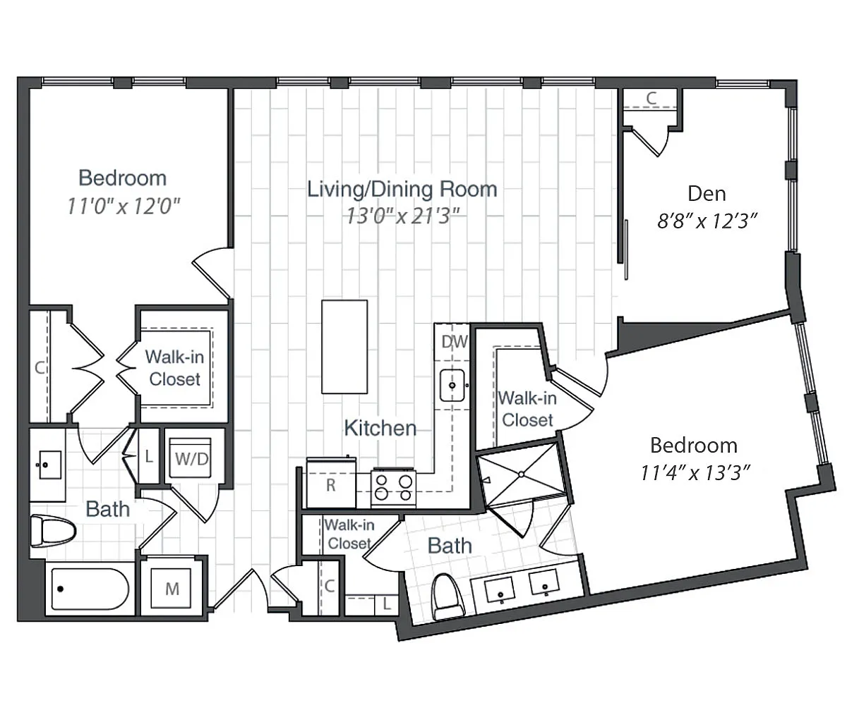 Floor plan B20D-1249