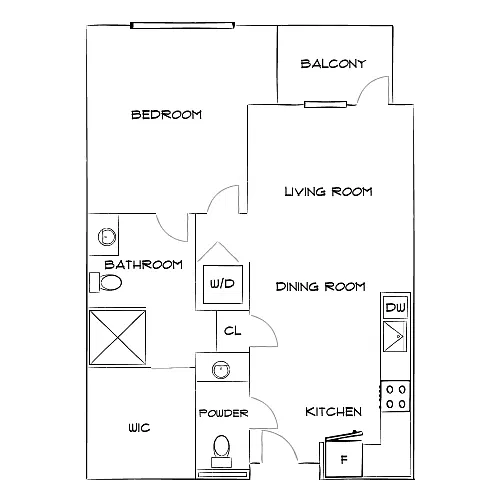 Floor plan Design 1A15