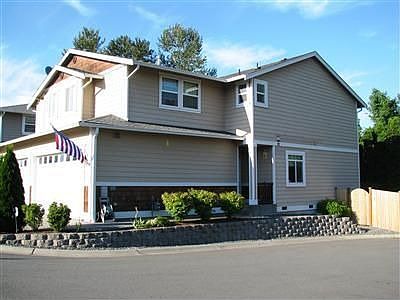 Exterior garage and front door