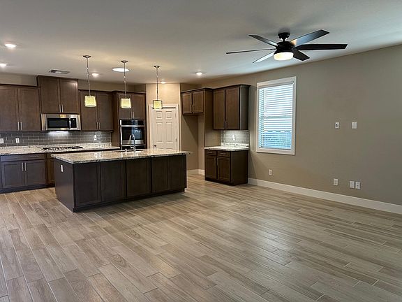 Kitchen and living space