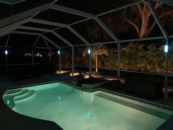 Low Voltage lighting in back