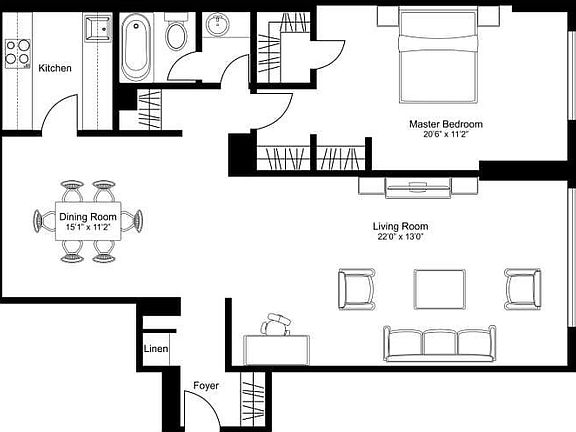 3rd image of 60 E 8th St APT 10A