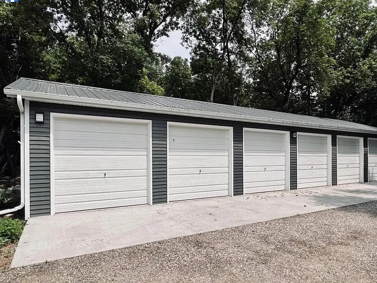 Individual garage space for each tenant.